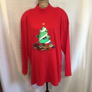 NWT vintage Christmas turtleneck